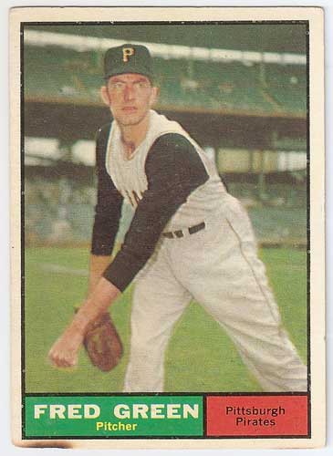 1961 Topps Fred Green