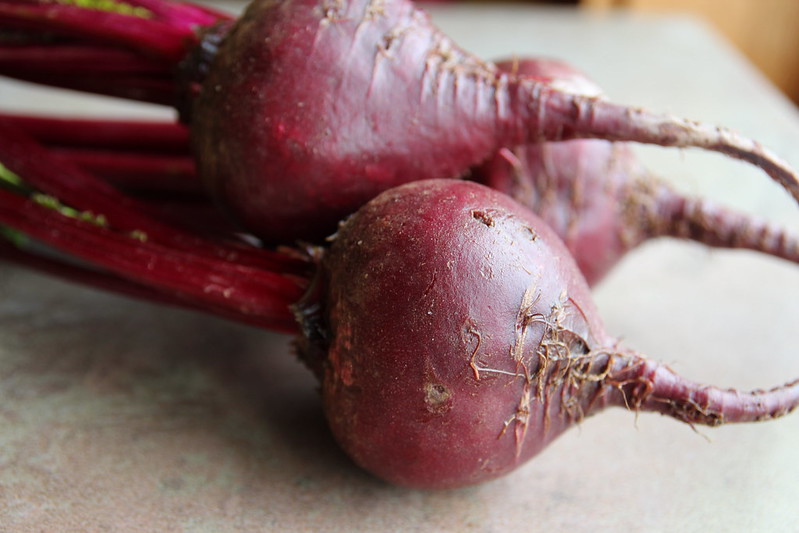 Fresh beets from the market