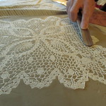 Embedding lace