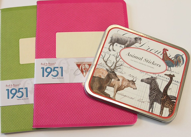 Clairefontaine Le Carnet & Weird Animal Stickers