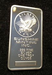 Fake Sunshine Mint Silver bar