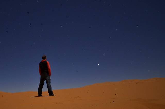 Ver las estrellas en el desierto