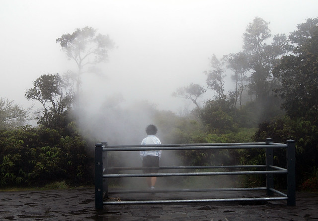 Chunlin at the Kilauea Steam Vent
