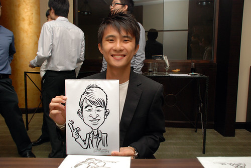 caricature live sketching for NUS - 3