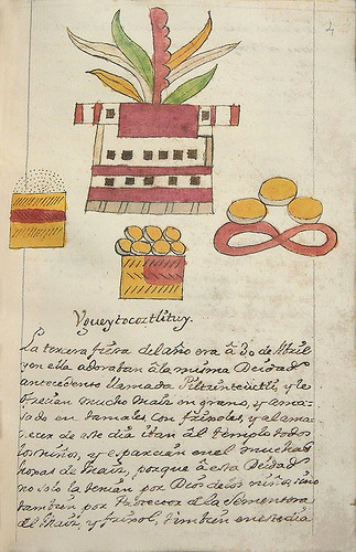 004-Tercera fiesta Vgueytocoztlituy-Códice Veitia- Biblioteca Virtual Miguel de Cervantes