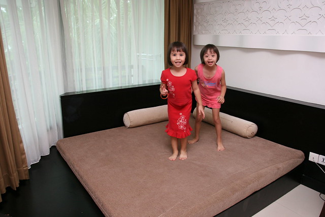 The kids obviously loved the platform bed