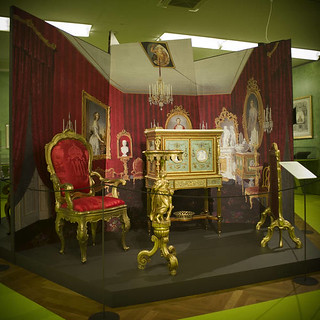 Inauguración de la exposición "Maximilian von Mexiko" en el Museo Hofmobiliendepot