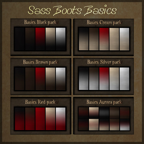 .{Rue}. Sass Boots Basics color index