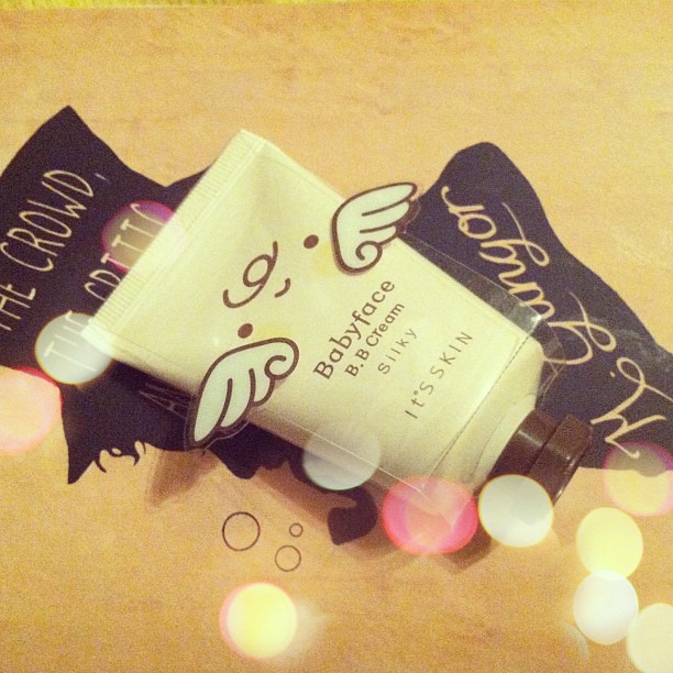 I spy... the cutest bottle of #bbcream at my sister's.