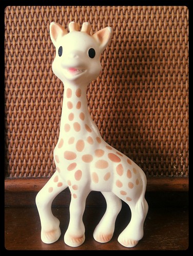 Sophie the Giraffe Squeak Toy France Natural Rubber