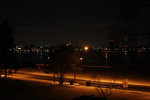 Detroit River, Night