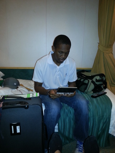 my brother on his ds