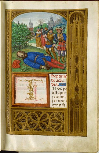 020- Pecados mortales-La pereza-30 recto-GKS 1605 4 º Salterio - 1500-1535- The Royal Library