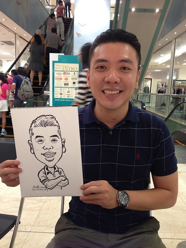 caricature live sketching for Takashimaya Good Friday Special - 4