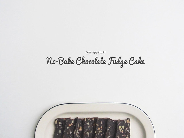 No-Bake Chocolate Fudge Cake
