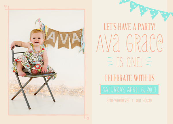 First party invitation