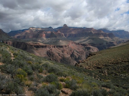 View from the Tonto Trail near the South Kaibab Trail, Grand Canyon National Park, Arizona