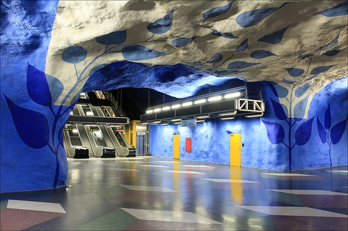 T-Centralen Station, Stockholm Metro (by: imagea.org. creative commons)