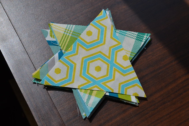 Triangles for Triangle Baby Quilt