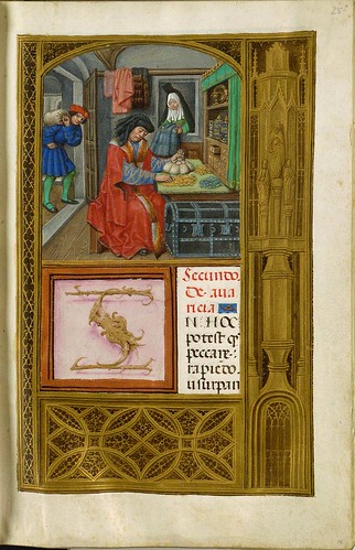 015- Pecados mortales-avaricvia-25 recto-GKS 1605 4 º Salterio - 1500-1535- The Royal Library