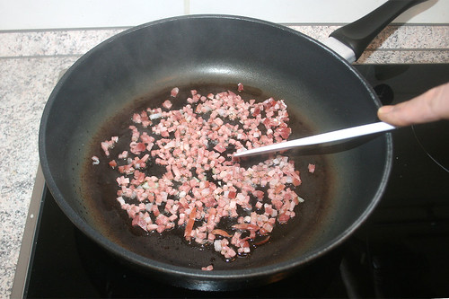 32 - Speck anbraten / Roast bacon