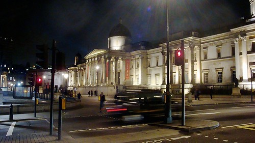 National gallery at night width=