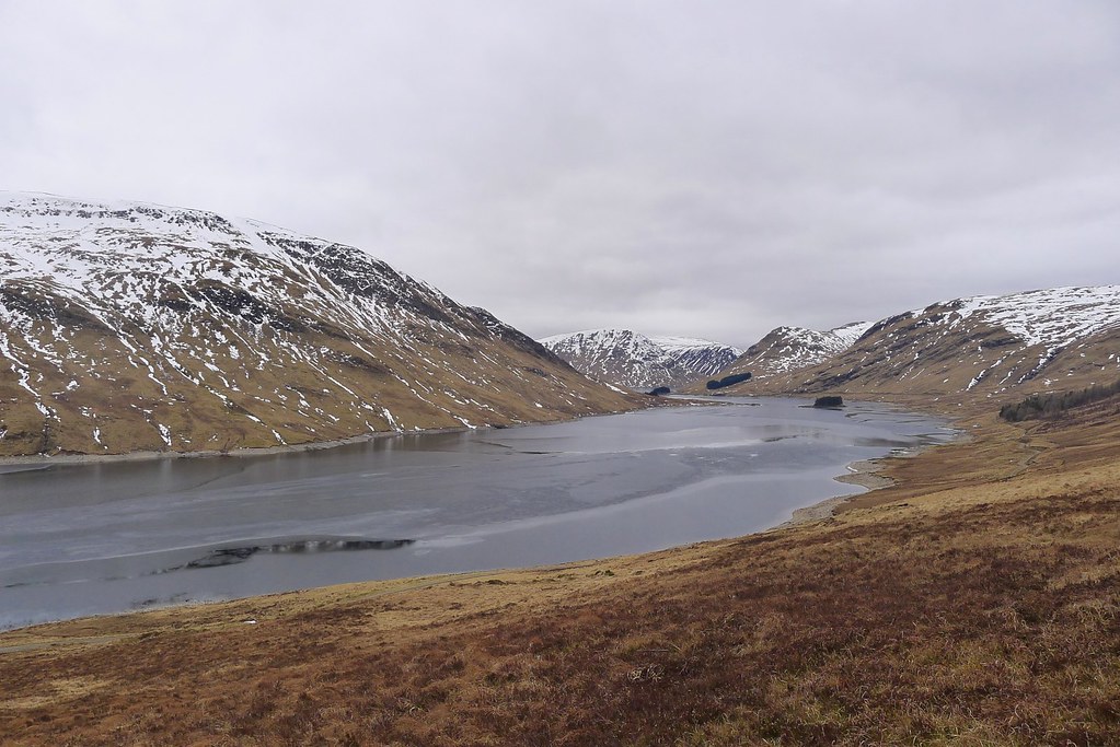 Loch an Daimh from Meall Buidhe descent