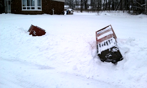 oops  snow plows knocked over the mail boxes by nuchtchas