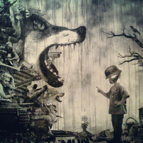 @filthgrime the big who cried wolf. Opening tonight @loakal #loakal #filthgrime @lastrites by *eddie