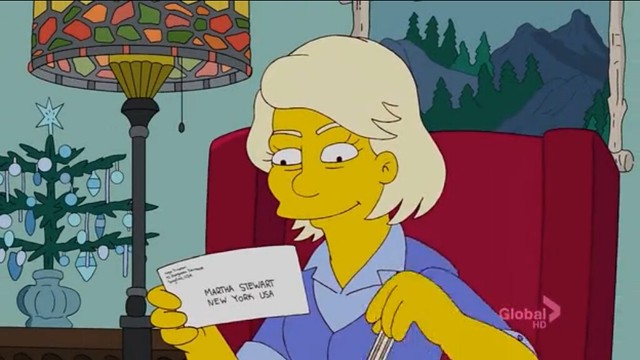 Martha Stewart nos Simpsons