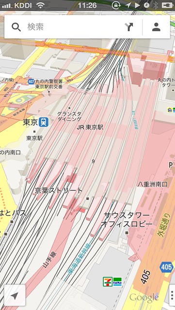 東京駅立体Google