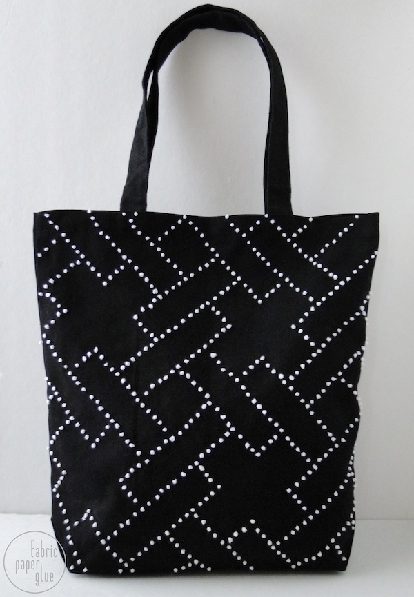 DIY Embroidered Tote