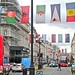 Regent Street and the Olympic flags