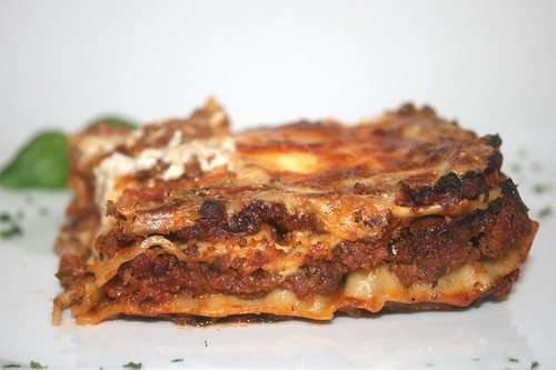 78 - Lasagne al cavallo (Pferde-Lasagne / Horse lasagna) - CloseUp