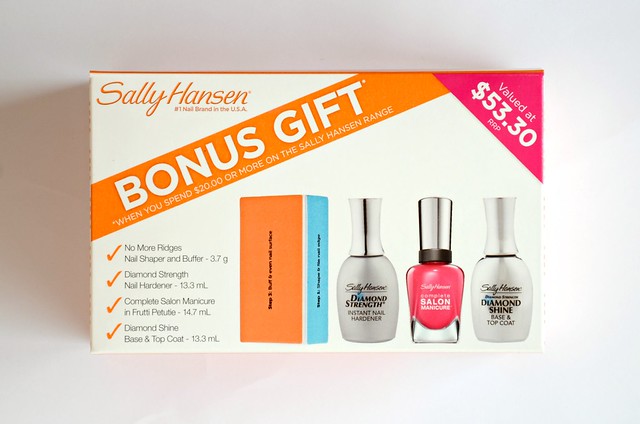 sleep and water: Sally Hansen Gift with Purchase