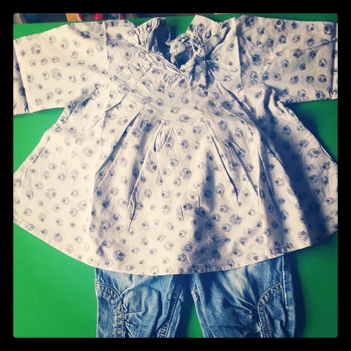 Tenu du jour de néné blouse #jeanbourget #blog #blogueuse #mode