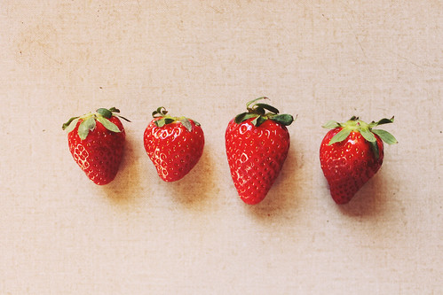 Quatre petites fraises