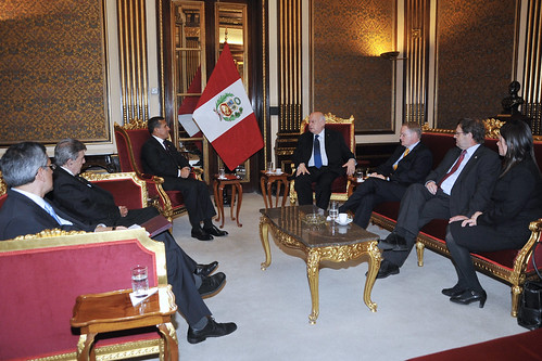 Secretario General de la OEA se reunió con el Presidente de Perú