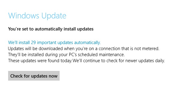 Windows 8 Update