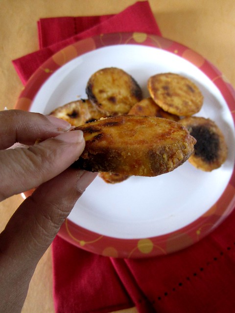 Kananga Phodi - Tawa fried Sweet Potatoes
