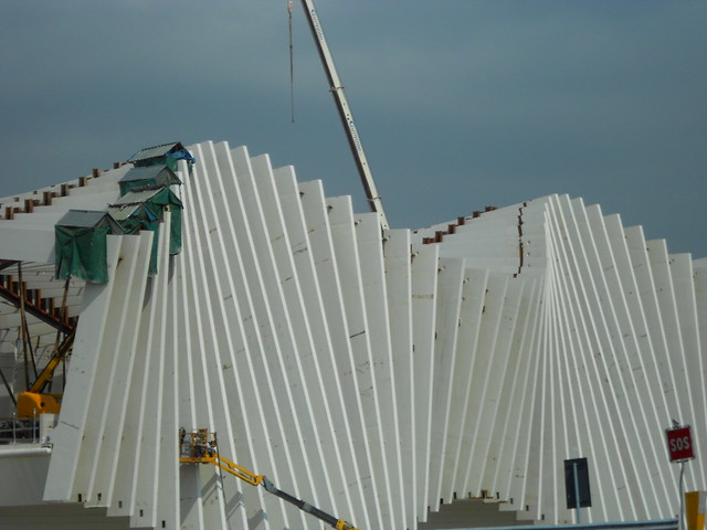 avanzamento lavori stazione alta velocità - Reggio Emilia di Calatrava