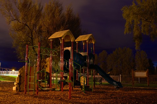 Playground at Night