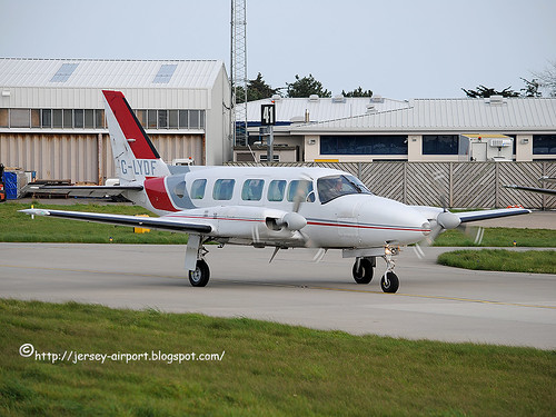 G-LYDF Piper PA-31-350 Navajo Chieftain by Jersey Airport Photography