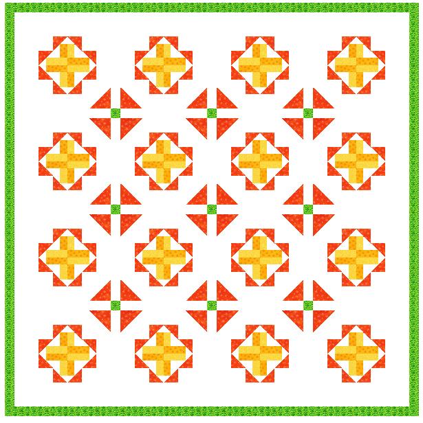 double crossed quilt layout 2