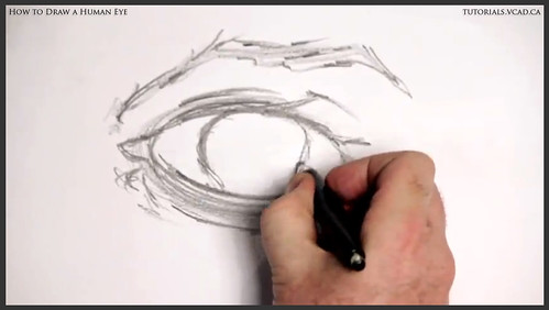 learn how to draw a human eye 006
