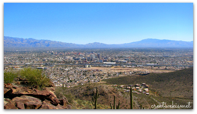 a view of Tucson, AZ