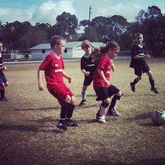 Go Wildcats! Walker & T are on the move #upward #soccer #outdoors #sports