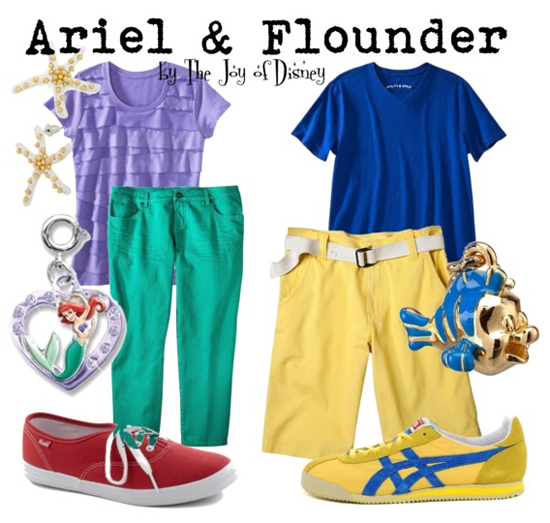Ariel & Flounder (Little Mermaid)