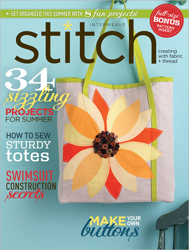 My pattern made the cover of Stitch!
