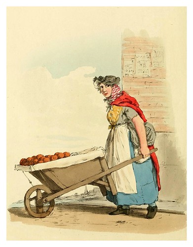 009- Vendedora de fruta- Picturesque representations of the dress and manners of the English-1813-William Alexander